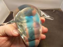 vintage glass animal seal | eBay