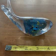 Lot of 3 Art Glass Fish Angel Fish Paperweight And 5 Mini Glass Pieces | eBay