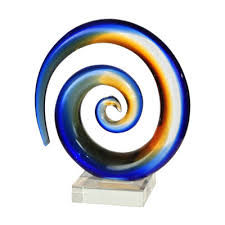 Ivy Bronx Imes Decorative Glass Sculpture & Reviews | Wayfair