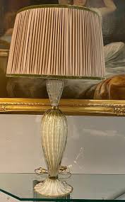 Pair of Huge Mid-Century Murano Glass Table Lights by Barovier and Toso 1950' For Sale at 1stDibs