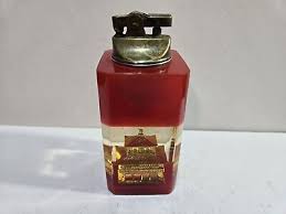 Working Vintage Japan Pagoda Table Lighter 4 1/4" 7664/40 | eBay