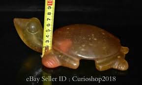8" Old Chinese Hongshan Culture Red Crystal Carving Longevity Turtle Pendant | eBay