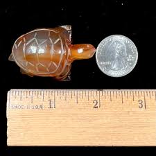 Carved Carnelian Stone Turtle | Burton's – Burton's Gems and Opals