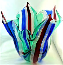 Murano Oggetti Studio Art Glass Barbini Master Handkerchief Vase 10"h: Superb! | eBay