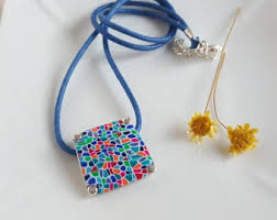 Contemporary Necklace Made With Italian Technique ...