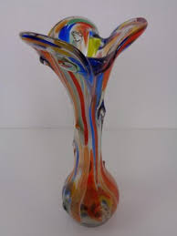 Large Murano Sommerso Glass Vases, 1960s, Set of 3 for sale at Pamono