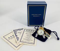 Lot - Halcyon Days Enamel Pocket Watch Pendant