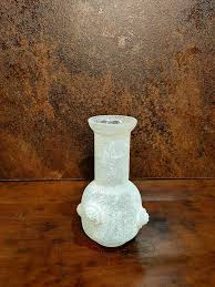 White Scavo glass vase by Vittorio Rigattieri for Seguso, 1970s | intOndo