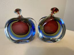 Archimede Seguso Murano Art Glass Apple Bookends | eBay
