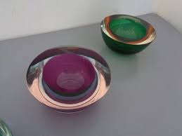 Sommerso Murano Glass Bowls by Flavio Poli, 1960s, Set of 4 ...