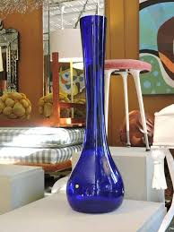 Extra Tall Cobalt Blue Swedish Glass Vase at 1stDibs | cobalt blue glass vase, tall blue vase, tall cobalt blue vase
