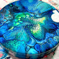 The most expensive paint in the world Yinmn (Oregon) Blue! #art #fluidart #paint