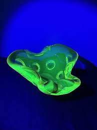 Murano Uranium Glass Bowl Or Ashtray | eBay