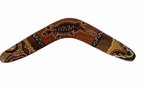 Hand Crafted Australian Aboriginal Wood Boomerang Hand ...