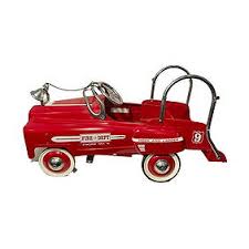 Fire Dept Engine No 9 Red Pedal Car