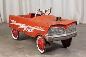 Chief Wf Fire Truck Vintage Pedal Car