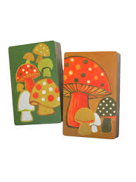 Vintage Mushroom Playing Cards Sealed Decks Hallmark Gilded ...