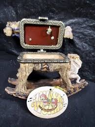 Beautiful Hinged MUSIC WORKS Rocking Horse Trinket Box - Unique | eBay