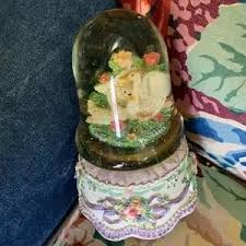 Swan | Other | Rare Vintage 2 White Swan Musical Snow Globe Plays Til The End Of Time | Poshmark
