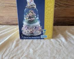 Musical Bell-shaped Water Globe Plays the Tune "sleeping Beauty" Classic Treasures - Etsy Australia