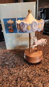 Willitts Designs Group II Porcelain Carousel Horse Music Box ...