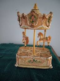 Vintage Animated Musical-Carousel Horses Music Box | eBay