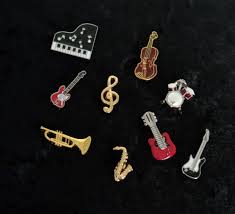 Fun MUSIC INSTRUMENT Musical Hobby LAPEL PIN Brooch Badge Gift Dress Accessory | eBay Australia