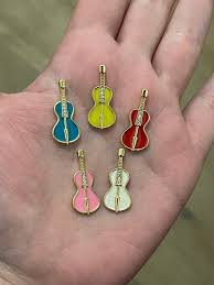 Gold Violin Charms,18k Gold Filled Violin Pendant,violin Charm Bracelet Necklace for DIY Jewelry Making Supply - Etsy Australia
