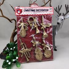 Gold Musical Instruments Decorations Vintage Plastic Multi ...