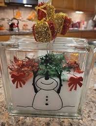 CHRISTMAS DECORATION 8X8 GLASS BLOCK AFTER CHRISTMAS SALE. | eBay