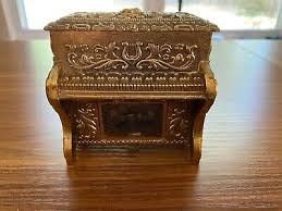 Vintage Gunther Mele Piano with Window Metal Jewelry ...