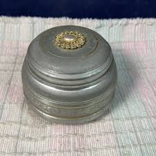Vintage powder container, musical box, trinket box, vanity ...