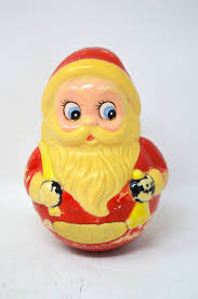 Vintage Kiddie Products Weeble Wobble Roly Poly Christmas Santa Claus Musical | eBay Australia