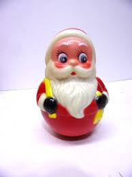 1960s Kiddie Plastics Rolley Polley Santa Claus 4" Figure - Etsy