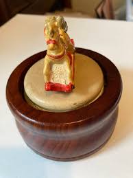 Vintage Musical Rocking Horse Decoration Great Finds From Lisa - Etsy