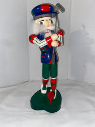 1997 Nutcracker Village Wooden Nutcracker Golfer | eBay