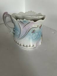 Antique Brandenburg Germany Porcelain Mustache Mug Cup Woman Lady | eBay
