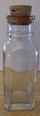 Pure Honey 4 Ounce Clear Glass Jar with a Cork 4.5" Tall | eBay