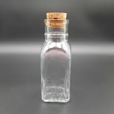 1 Pound Pure Honey Glass Jar With Cork Lid Honey Acres ...