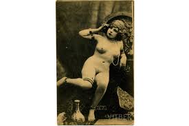 Postcard, erotica, beginning of 20th cent., 14.4 x 8.8 cm