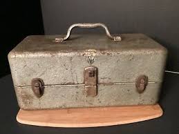 Vintage Green Falls City My Buddy 2 Shelf Tackle Box #252 | eBay