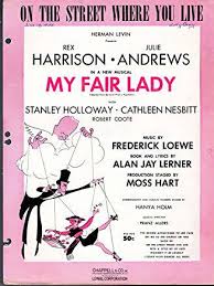 Today's Song: "On the Street Where You Live"