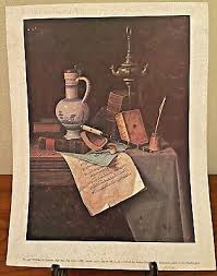 Vintage William Harnett Art My Gems Art Print National ...