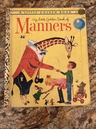VTG My Little Golden Book Of Manners LGB Edition 1962 Richard Scarry 460 | eBay