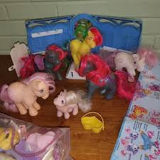 Vintage G1 My Little Pony LOT Ponies Figures Parlor ...