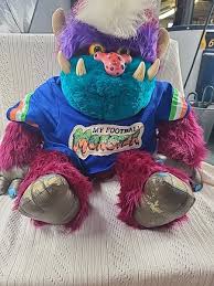 VINTAGE PLUSH MY PET FOOTBALL MONSTER STUFFED TOY 1986 AMTOY ...