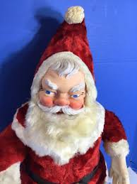 Vintage 1950's My Toy Santa Claus Christmas Plush Doll 24 ...