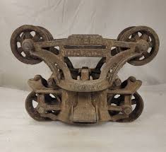 MYERS UNLOADER HAY TROLLEY CAST IRON ~ ASHLAND OHIO | eBay