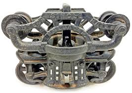 Sold at Auction: Vintage Cast Iron Myers Single Rail Barn ...