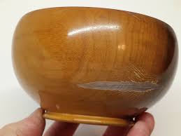 Vtg MYRTLEWOOD BOWL 5" OREGON Cracked | eBay